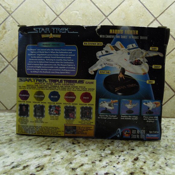 STAR TREK STRIKE FORCE MAQUIS FIGHTER - Picture 6 of 8